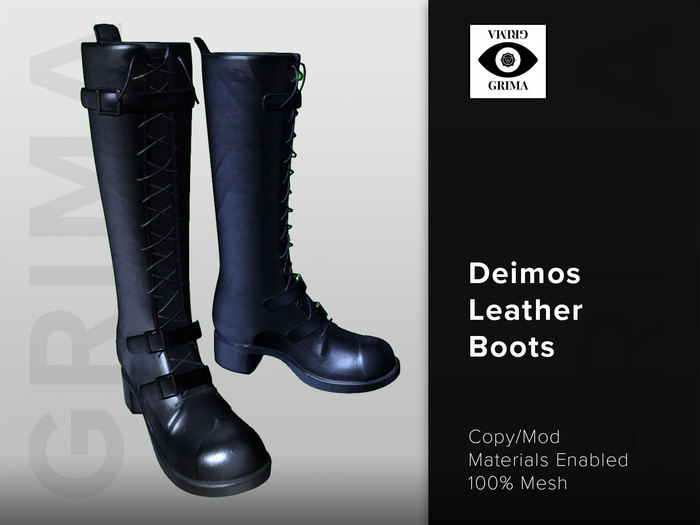 GRIMA: Deimos Leather Boots