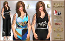 Jumpsuit Ramadan (Black-silver) ( K )