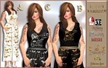 Jumpsuit Butterfly Ramadan (Black- gold ) ( B )