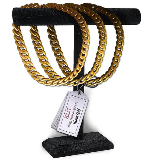 Eclat - Chunky Chain Necklace/Warm Gold