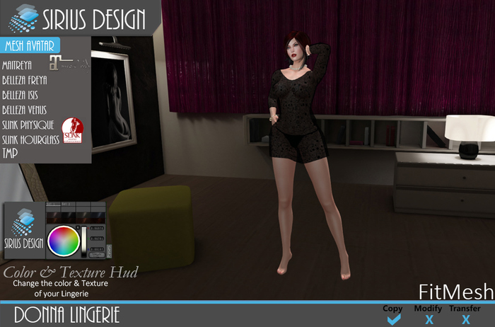 Sirius Design Donna Lingerie Boxed