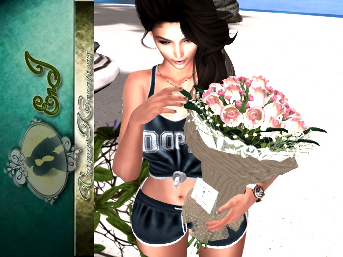 A sweet of  bunch roses pink