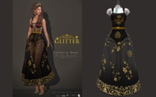 GLITTER - LEFEVRE Gown Mesh & Fitmesh bodies Royal