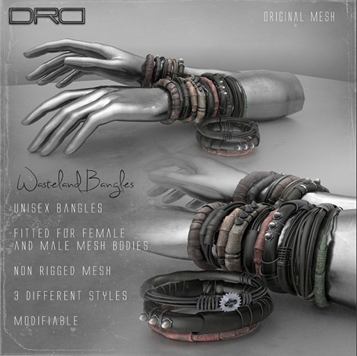 -DRDA- Wasteland Bangles - GALS