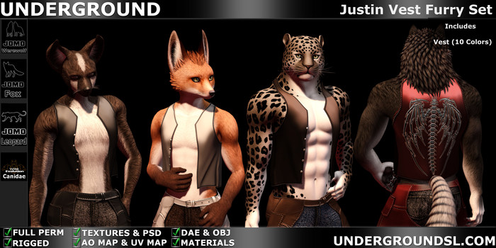 (UG Delivery Hud) -  Justin Vest Furry Set
