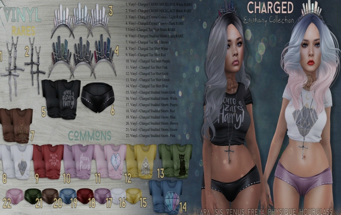 Vinyl - Charged Crystal Crown Pak Light RARE