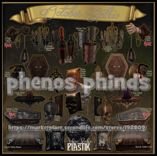 :[P]:- October Gothic Gatcha:// Librero Gold