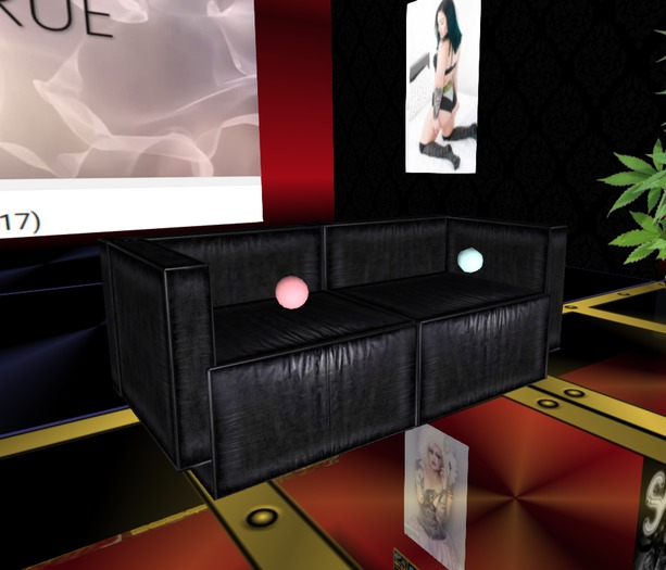 Animated Leather Sofa