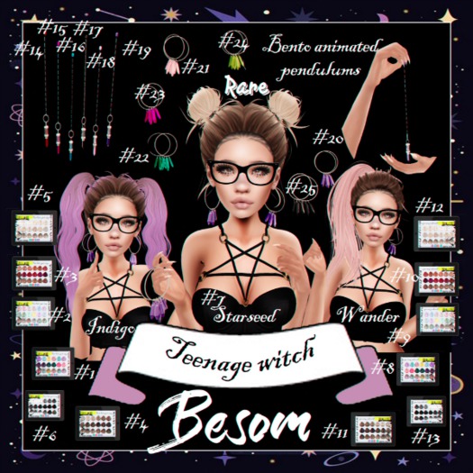 *Besom Hair~Wander #9 *Crystal*
