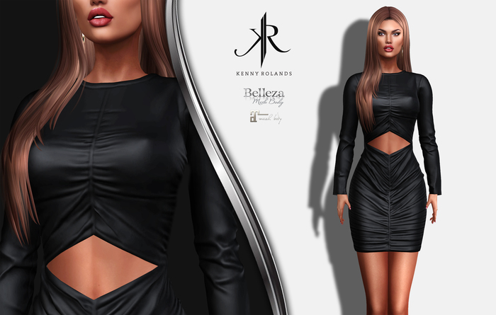 [KR] SAMIA DRESS  -BLACK- (Wear me)
