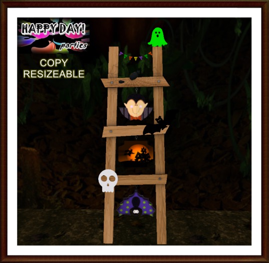 Halloween - Ladder Decor