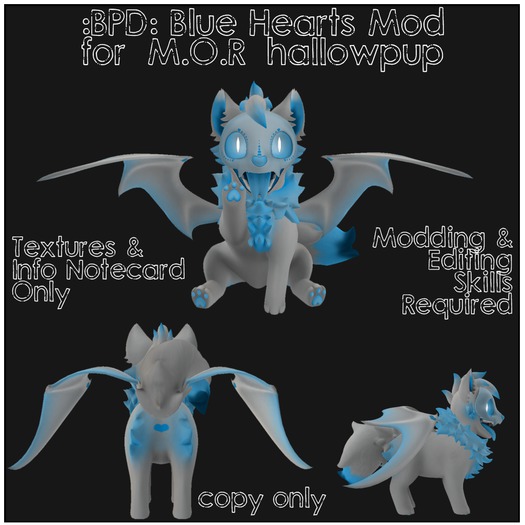 :BPD: Blue Hearts Mod for [M.O.R] hallowpup