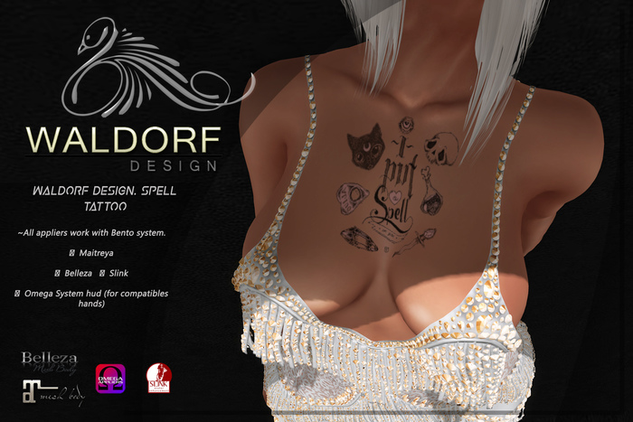 Waldorf Design. Spell  Tattoo {Gift}