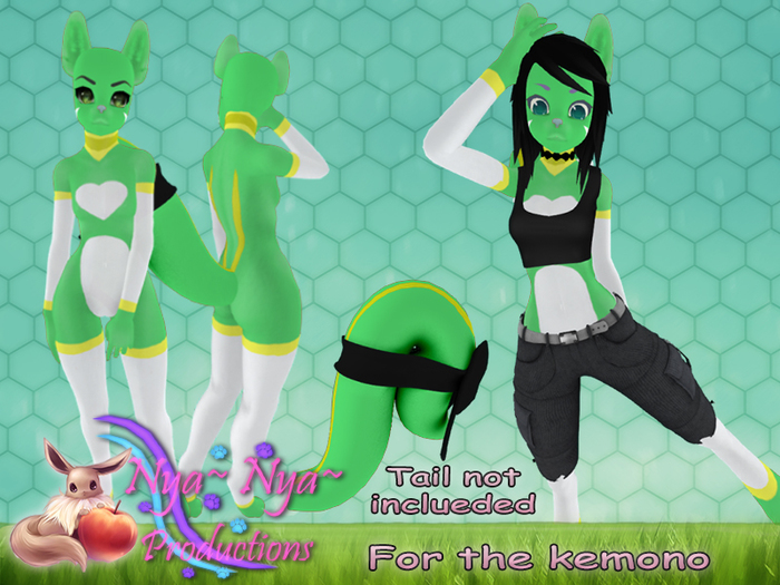 !N~N~P! Kemono Mod - Cookie Jam - Green *Hud Box*