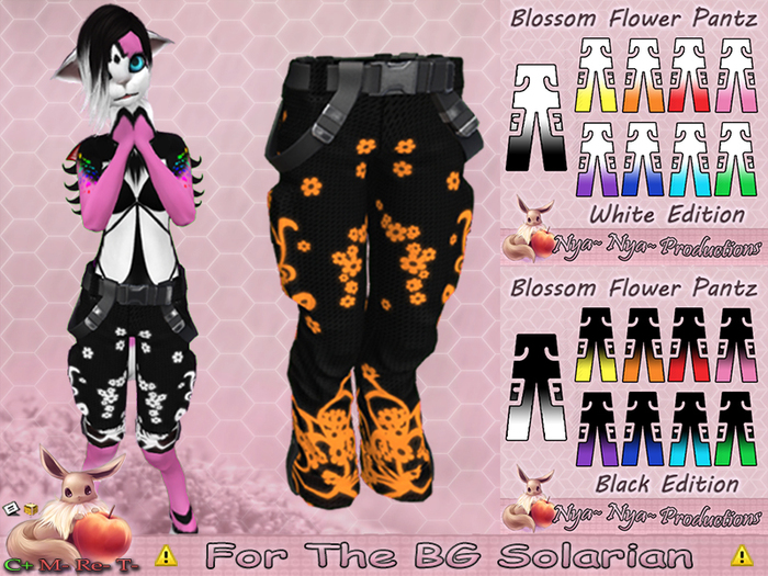 !N~N~P! Solarian Clothes - Cargo Pants - Blossom *Hud Box*