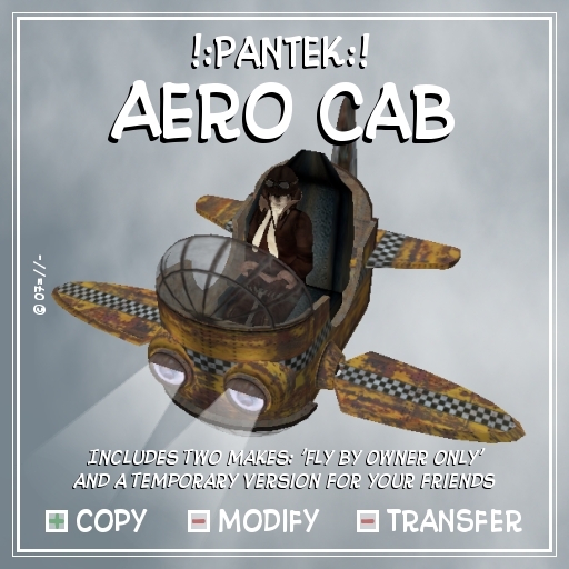 !:PanTek:! * Aero Cab * Single-seat Taxi Plane