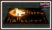 Halloween - Black Cat 2 Rug