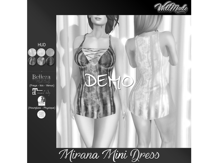 [WellMade] Mirana Mini Dress DEMO