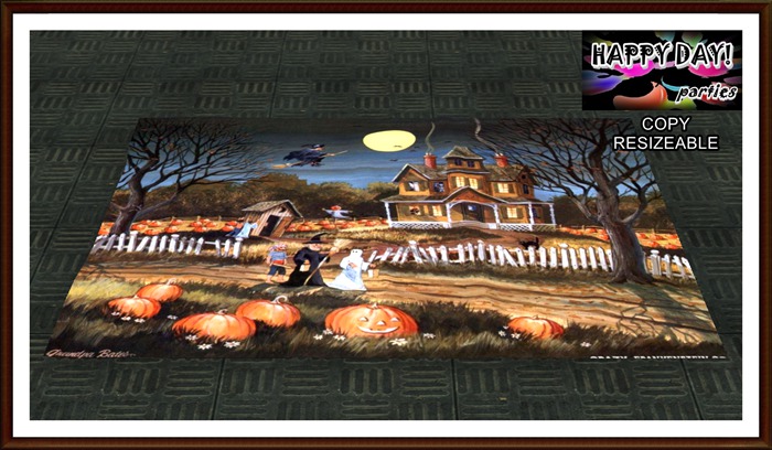 Halloween - Haunted House Rug