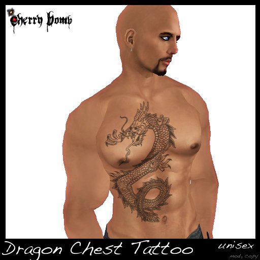 Dragon Chest Tattoo