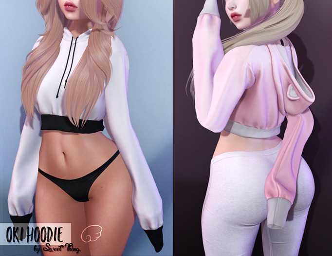 Sweet Thing. Oki Hoodie Fatpack (Cute Ear Oversized Sweater for Hourglass Freya & Maitreya)