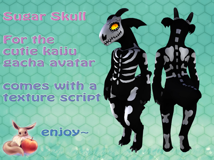 !N~N~P! Cutie Kaiju - Sugar Skull *Hud Box*