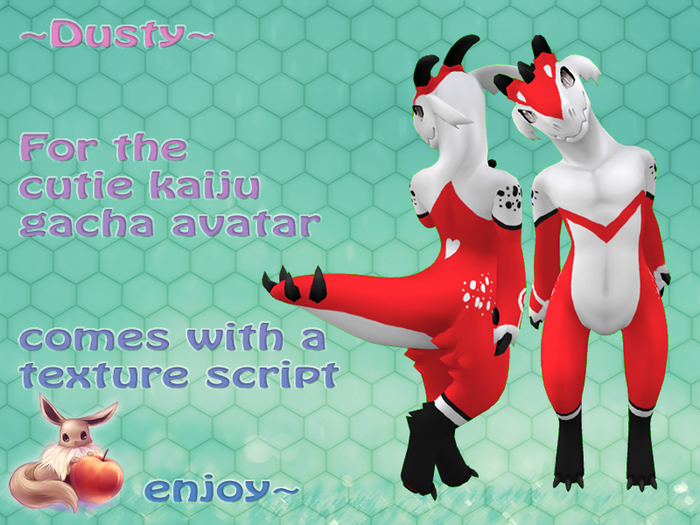 !N~N~P! Cutie Kaiju - Dusty Red *Hud Box*