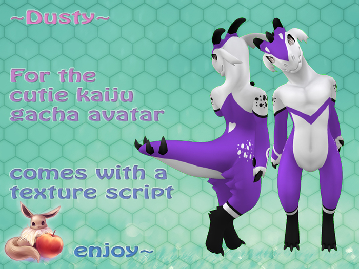 !N~N~P! Cutie Kaiju - Dusty Purple *Hud Box*