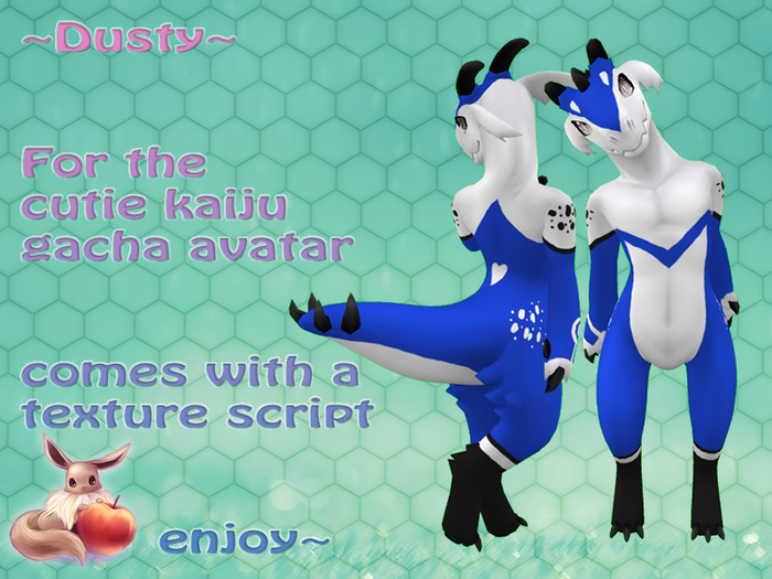 !N~N~P! Cutie Kaiju - Dusty DK Blue *Hud Box*