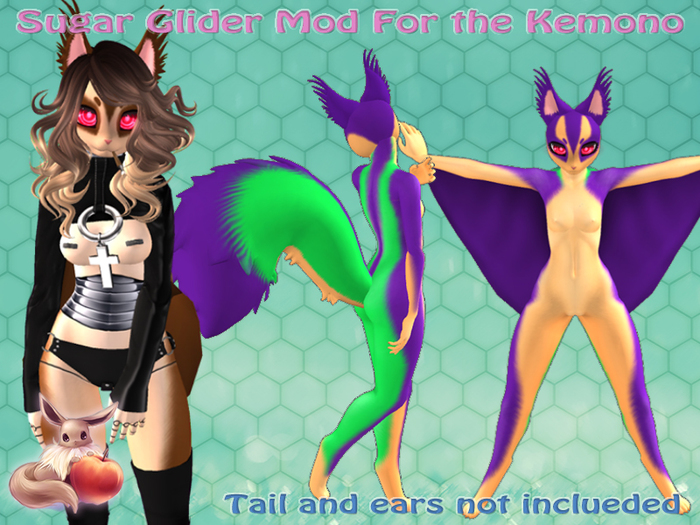 !N~N~P! Kemono Mod - Sugar Glider Halloween *Hud Box*