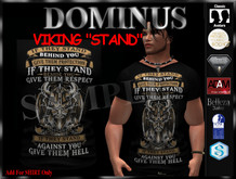 ~DOMINUS~(VIKING) Stand TSHIRT (BOXED)