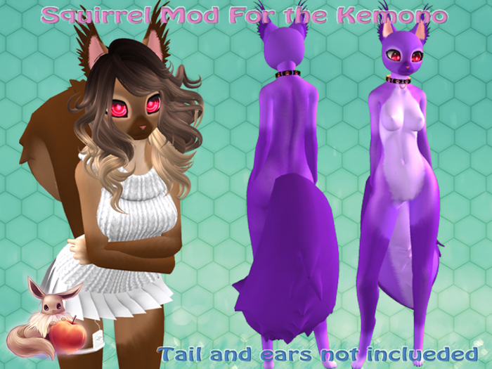!N~N~P! Kemono Mod - Squirrel Purple *Hud Box*