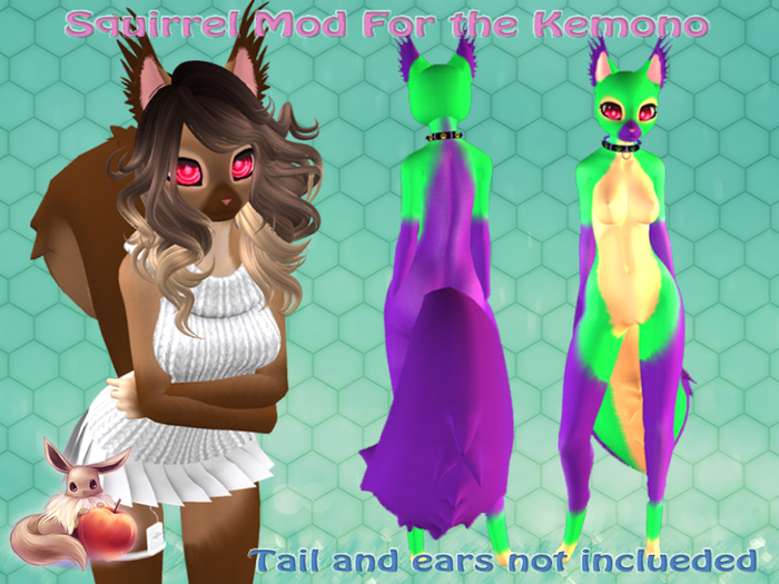 !N~N~P! Kemono Mod - Squirrel Halloween *Hud Box*