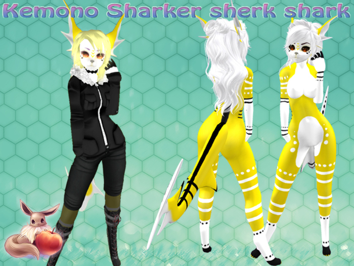 !N~N~P! Kemono Mod - Sharker Yellow *Hud Box*