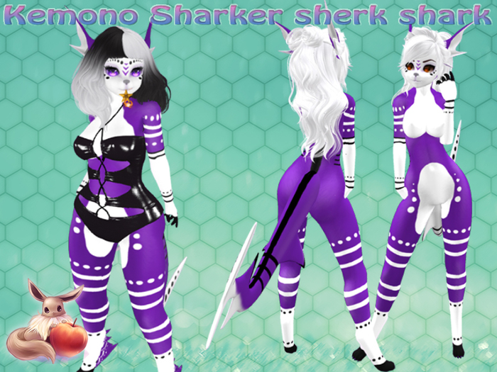!N~N~P! Kemono Mod - Sharker Purple *Hud Box*