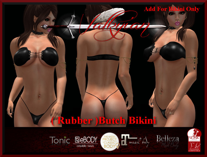~Valkyrian~(Rubber) Butch Bikini (BOXED)