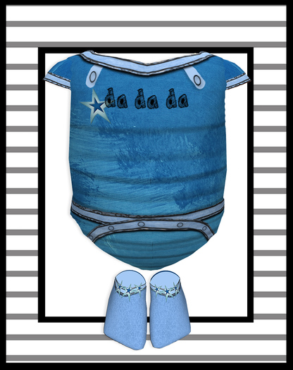 Pat A Kake DADA Onesie
