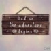 {MYNX} Wood Sign - Adventure