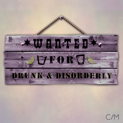 {MYNX} Wood Sign - Wanted
