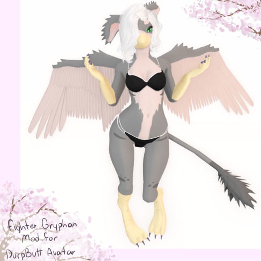 NekoSpice~ Fighter Gryphon Grey