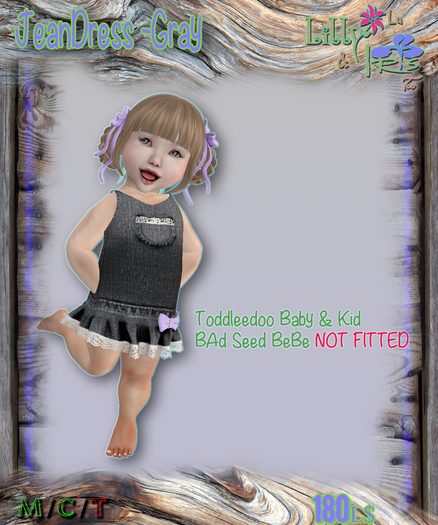 *~LillyLu&IrisToo~* JeanLace Gray