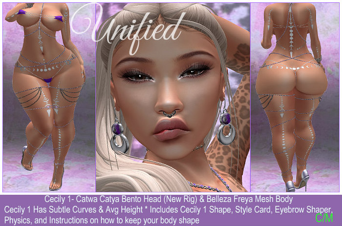 *CECILY 1* SHAPE - BELLEZA FREYA/CATYA NEW RIG BY :.Unified:.