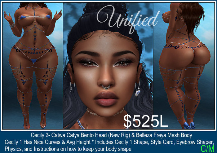 *CECILY 2* SHAPE - BELLEZA FREYA/CATYA NEW RIG BY :.Unified:.