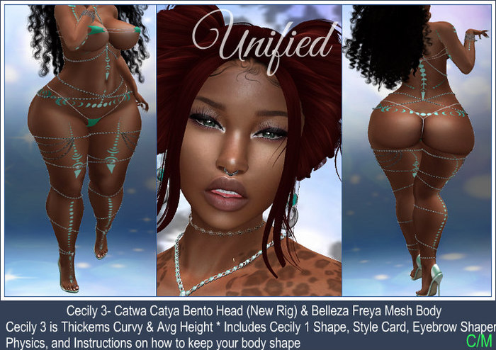 * CECILY 3 * SHAPE - BELLEZA FREYA / CATYA NEUE RIG VON: .Unified :.