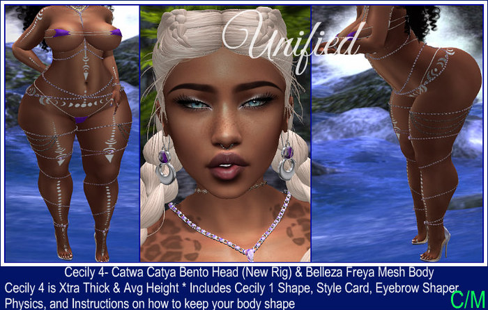 *CECILY 4* SHAPE - BELLEZA FREYA/CATYA NEW RIG BY :.Unified:.