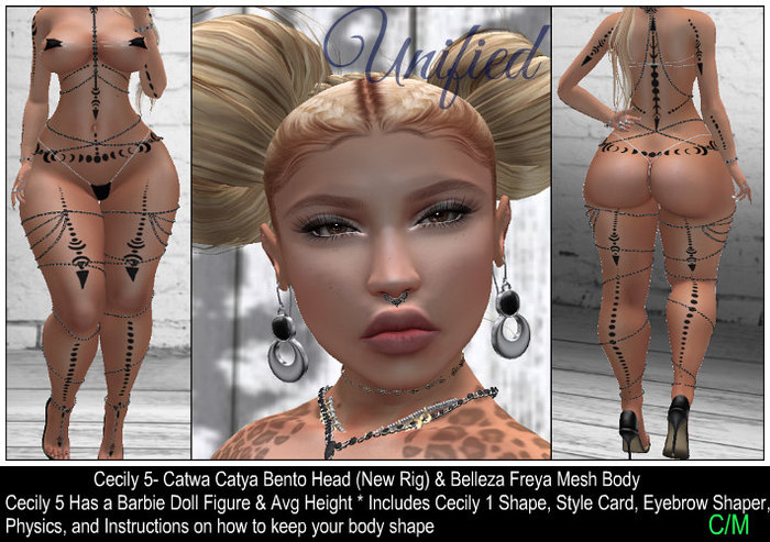 *CECILY 5* SHAPE - BELLEZA FREYA/CATYA NEW RIG BY :.Unified:.