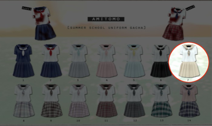 AMITOMO.Summer School Uniform#7 M