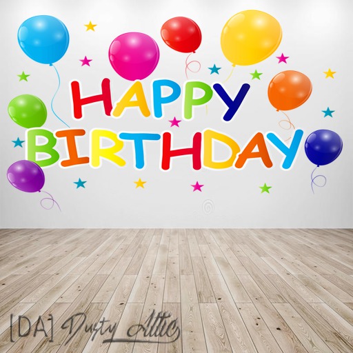 [DA] HAPPY BIRTHDAY DECAL