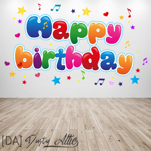 [DA] HAPPY BIRTHDAY DECAL