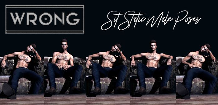 WRONG -Sit Static Male Poses -8